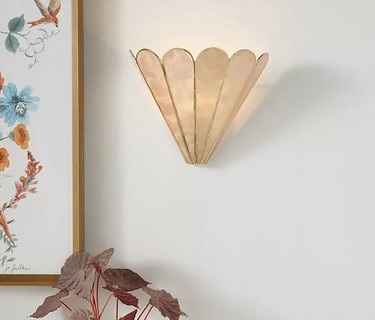 Anthropologie Madelyn Faceted Sconce