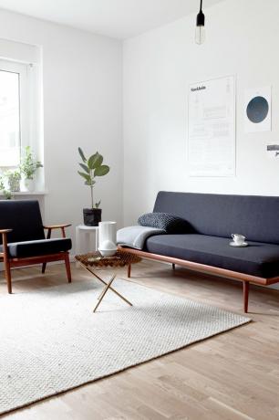 Coco Lapine Design minimalistische Berlijnse woonkamer