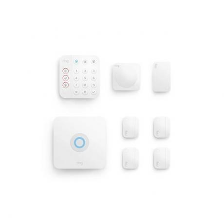 Kit de Ring Alarm de 8 piezas (2da generación): sistema de seguridad para el hogar con monitoreo profesional 247 opcional