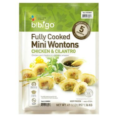 Bibigo Chicken ja Cilantro Mini Wontons