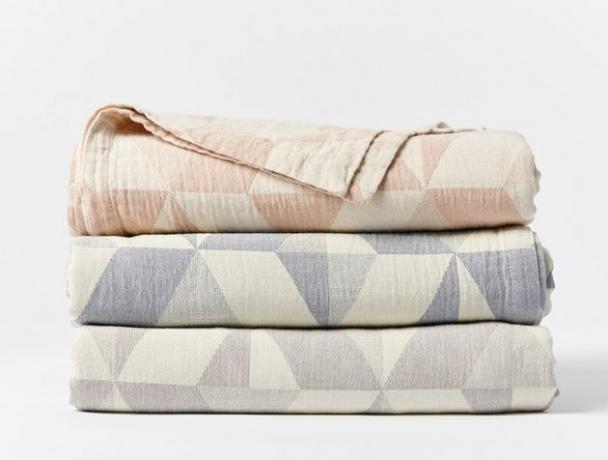 sukrauti geometriniai pasteliniai antklodės
