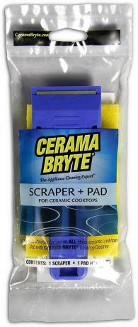 Raspador Cerama Bryte e ferramenta de limpeza para fogão de mesa de cerâmica