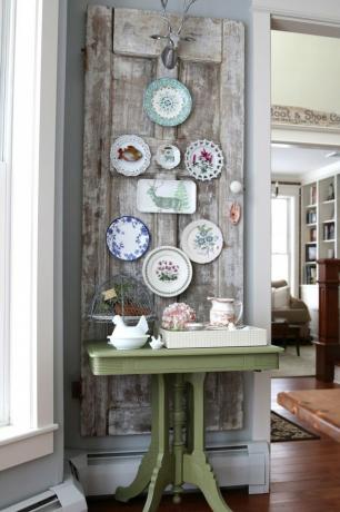 shabby chic bord muur