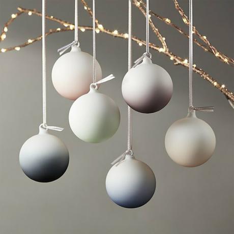 CB2 Ombre Ornaments, $ 34,95