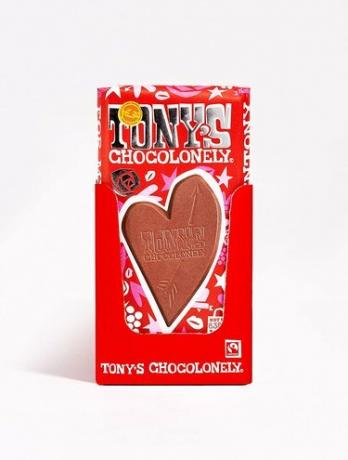 Tony's Chocolonely Milk Chocolate Rose Vadelmapatukka