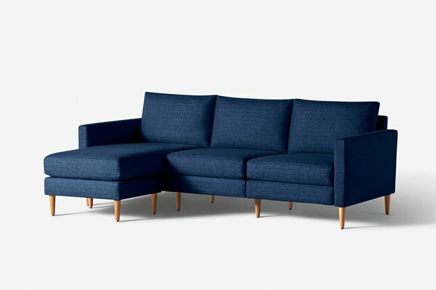 Sofá de 3 lugares com chaise