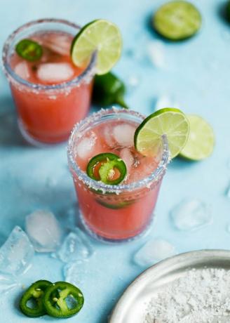 vychudnutý melón jalapeno margarita