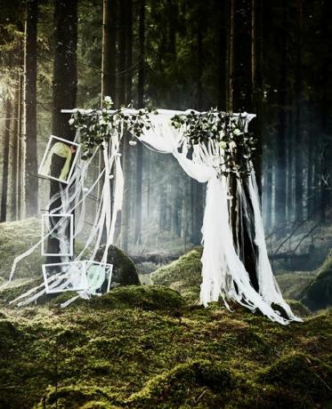 cabine de fotos de casamento diy IKEA hack