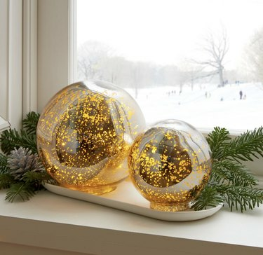 West Elm Mercury Globes