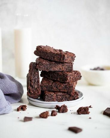 Orquídeas + Chá Doce Extra Fudgy Vegan Brownies
