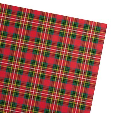 Jumbo Tartan Plaid Holiday käärepaperirulla