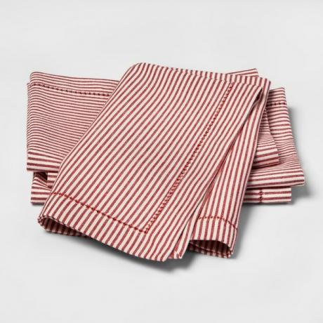 Threshold Candy Cane Stripe-servetten (set van vier), $ 9,99