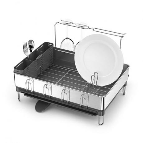 Prateleira de pratos de estrutura de aço SimpleHuman