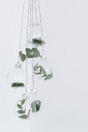Artesanato de Natal para Adultos com lustre de enfeite de Natal DIY