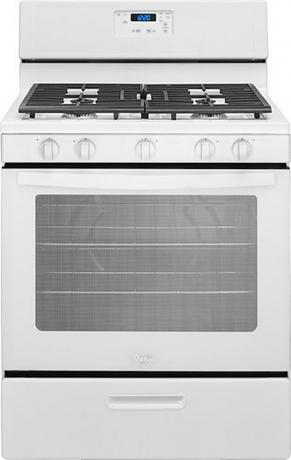 melhor fogão a gás Whirlpool 5.1 Cu. Ft. Gama de gás independente da Best Buy
