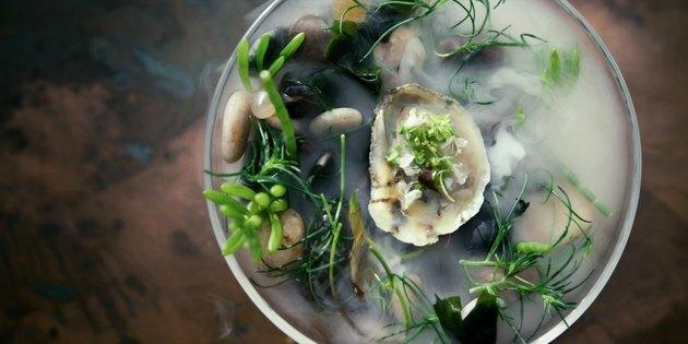 banho gourmet de ostras