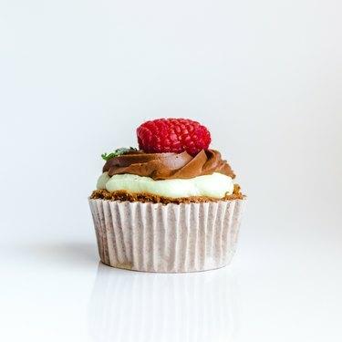 Cupcake valkoisella pohjalla