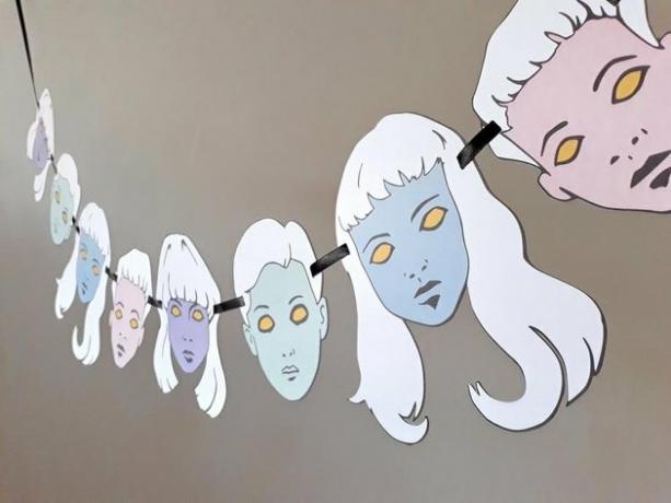 Etsy Material Gods Pastel Horror Garland