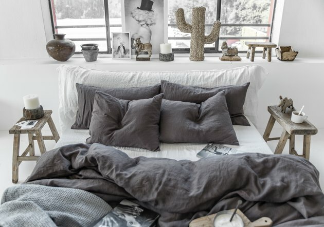 Súprava obliečok na periny MagicLinen Charcoal Gray