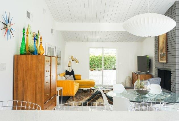 Midcentury moderna sala de estar