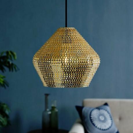 gouden hanglamp