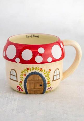 guia de presentes de Natal cottagecore caneca de arte popular