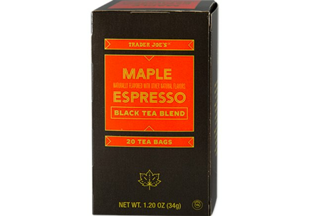 caixa de chá expresso de bordo