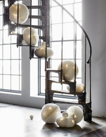 decoração de lanterna de papel de casamento diy IKEA hack
