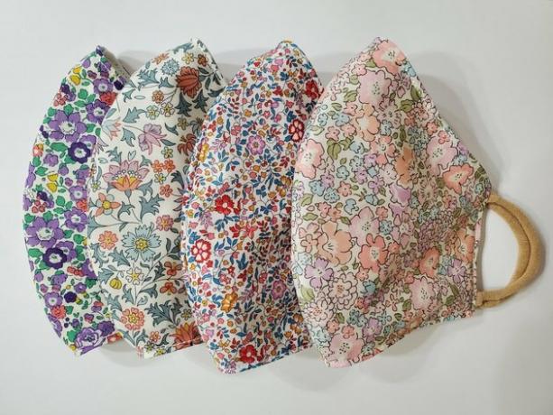 Littleflowerfabric Liberty of London gezichtsmasker, $ 11