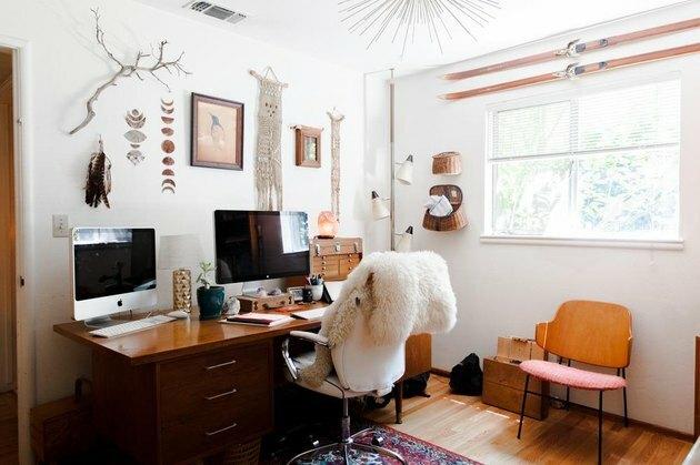Home Office Style Ideas Escritório em casa rústico