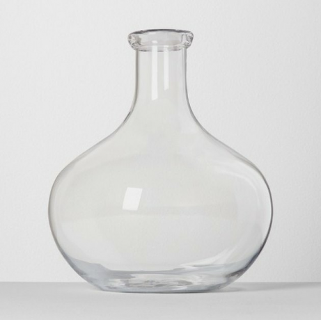 Hearth & Hand Glass Belly Vase