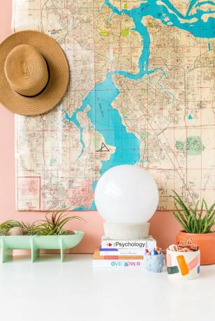 „DIY“ betoninė stalo lempa IKEA hack