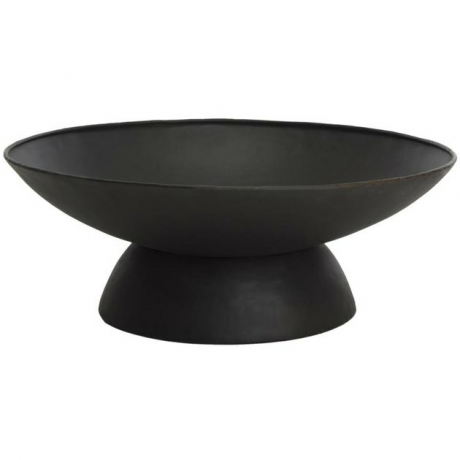 Fogueira contemporânea de ferro preto de Safavieh