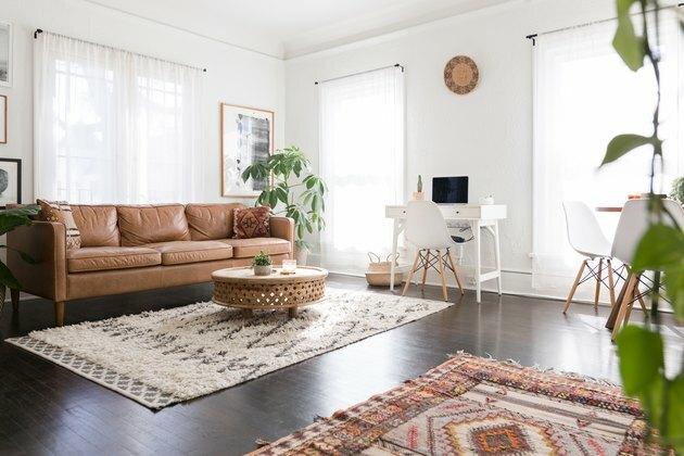 Interieur boho minimalistisch appartement