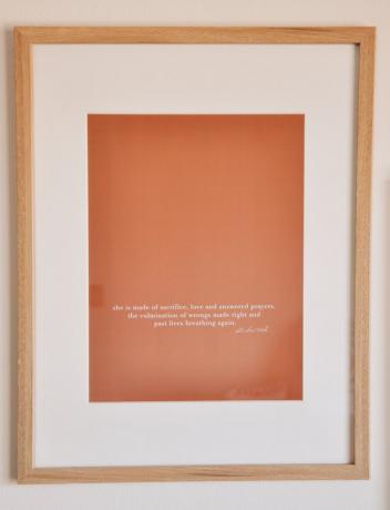 Arte na casa de Nina Belton