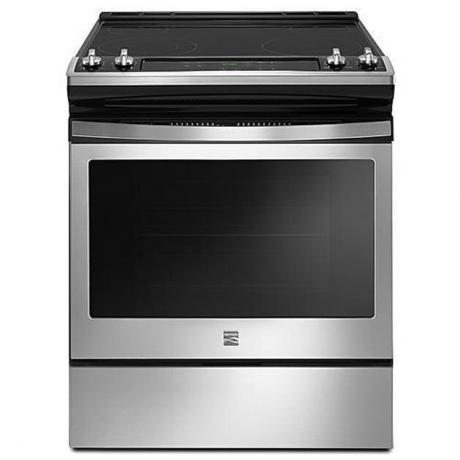 Kenmore 95113 4,8 cu. pés Fogão elétrico independente com Turbo Boil - aço inoxidável, forno de fogão ecológico de $ 1.149,99