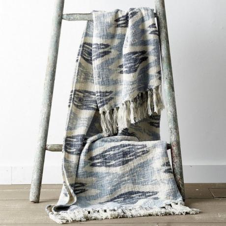 Denim Ikat gooien