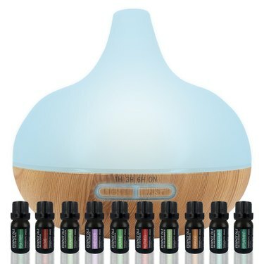 Diffusore per aromaterapia Pure Daily Care e set di oli essenziali